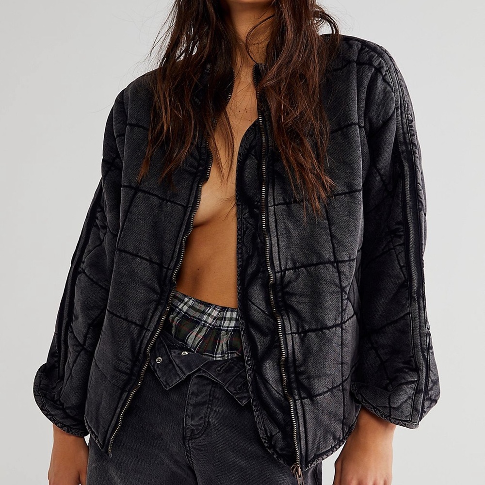 Free People Quilted Jacket